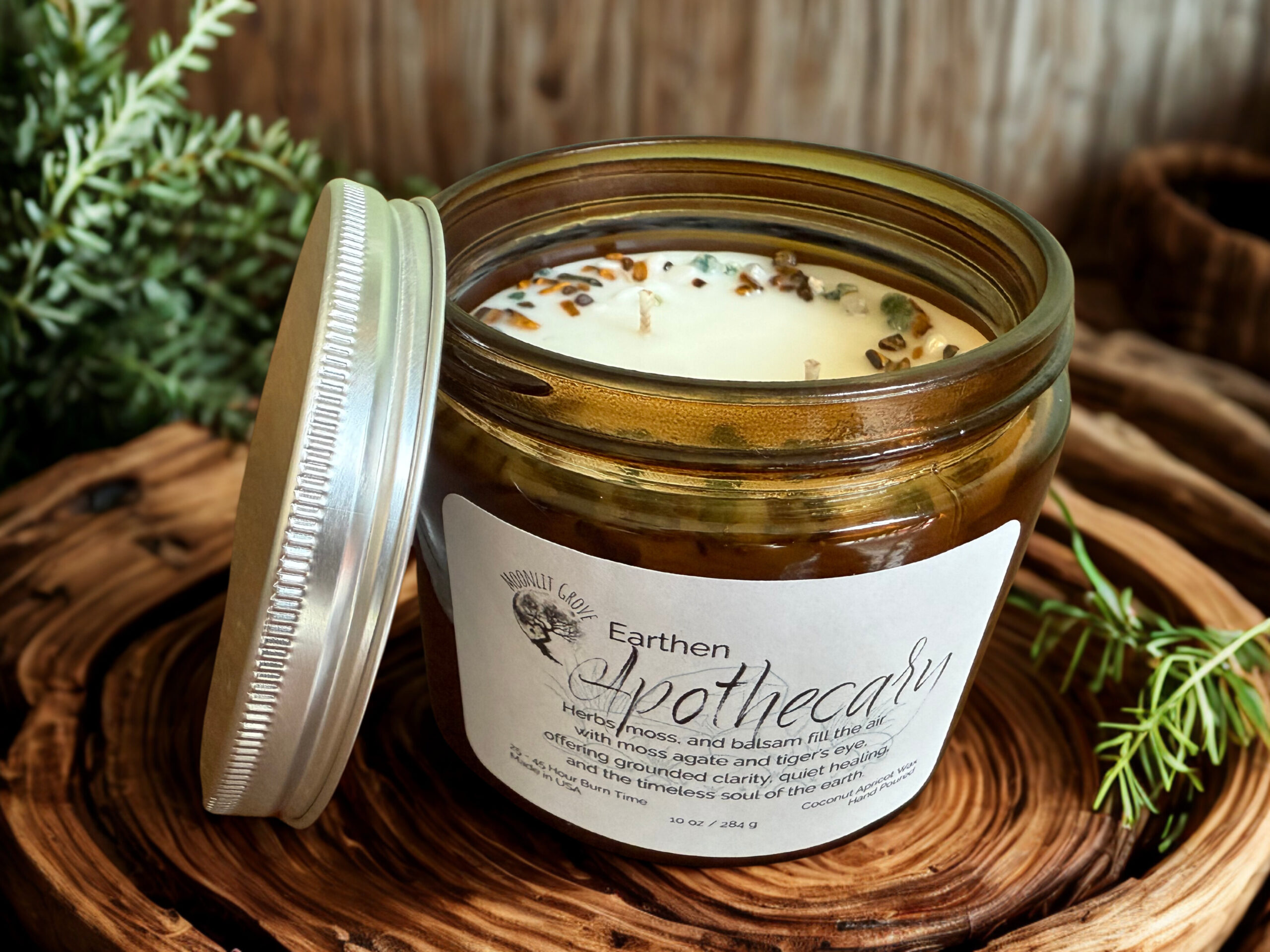 Earthen Apothecary Candle #2