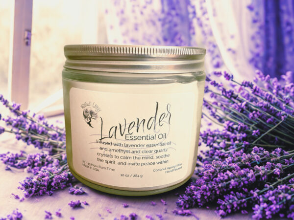 Lavender Essential Oil 10 oz Candle