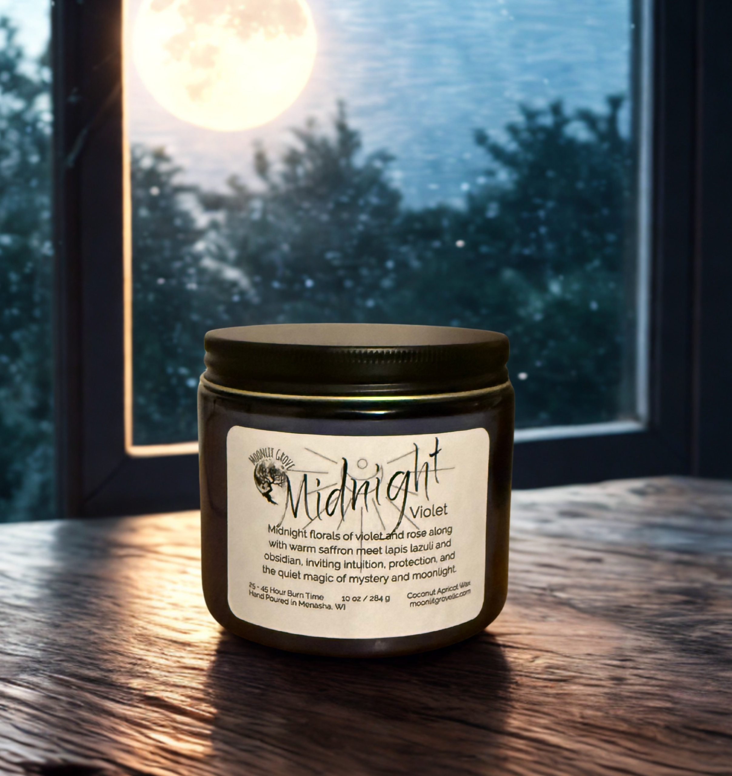 Midnight Violet 10 oz Candle